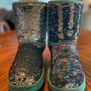 Holiday limited edition color changing sequin UGGs